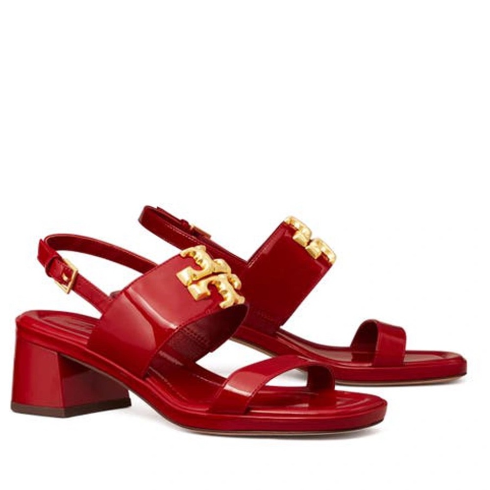 TORY BURCH Eleanor Slingback Sandal In Tory Red 10 1/2